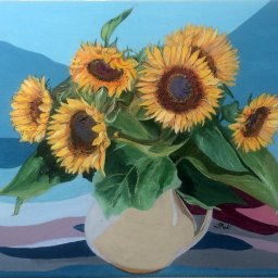 2016 - &quot;Vase with sunflowers&quot;